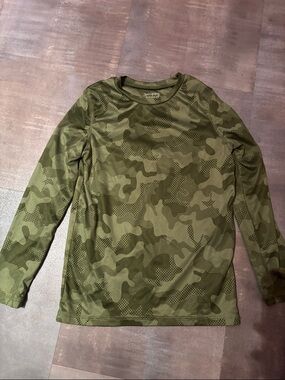 jumping beans Olive Camo Long Sleeve Tee